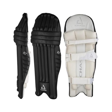 Chase R7 Cricket Pads - Black (2024)