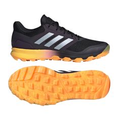 Adidas black and orange hockey shoes hotsell