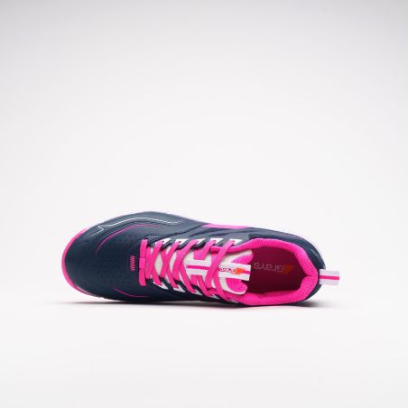 Grays Stealth 1.0 Hockey Shoes - Navy/Pink (2024/25)