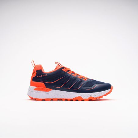 Grays Raid 2.0 Hockey Shoes - Navy/Orange (2024/25)