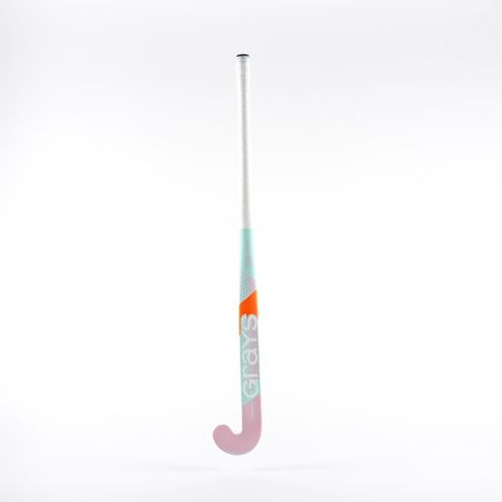 Grays GX1000 Ultrabow Junior Hockey Stick - Mint/Pink (2024/25)