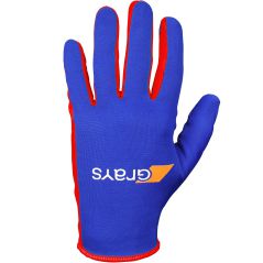 Guanti da hockey Greys Skinful Pro - Blu scuro/Rosso fluo (2024/25)