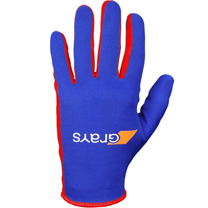 Guantes de hockey Grays Skinful Pro - Azul marino/Rojo