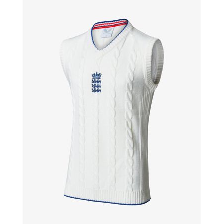 Castore ECB Engeland Test Gebreid Mouwloos Vest (2024) -