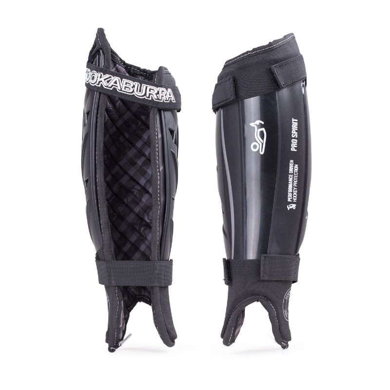 Kookaburra Pro Spirit Hockey Shinguards - Black (2024/25)