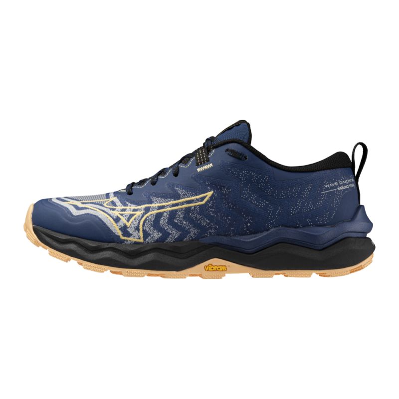 Mizuno Wave Daichi 8 Womens Hockey Shoes Blue Apricot Black