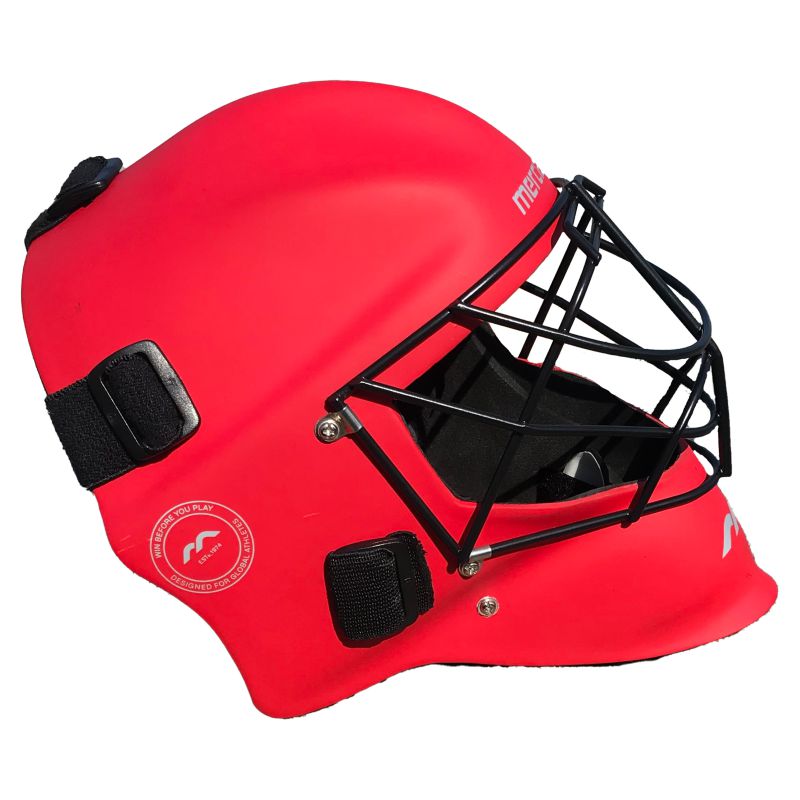 Mercian Genesis Senior Goalkeeping Helmet - Red Matt (2024/25)