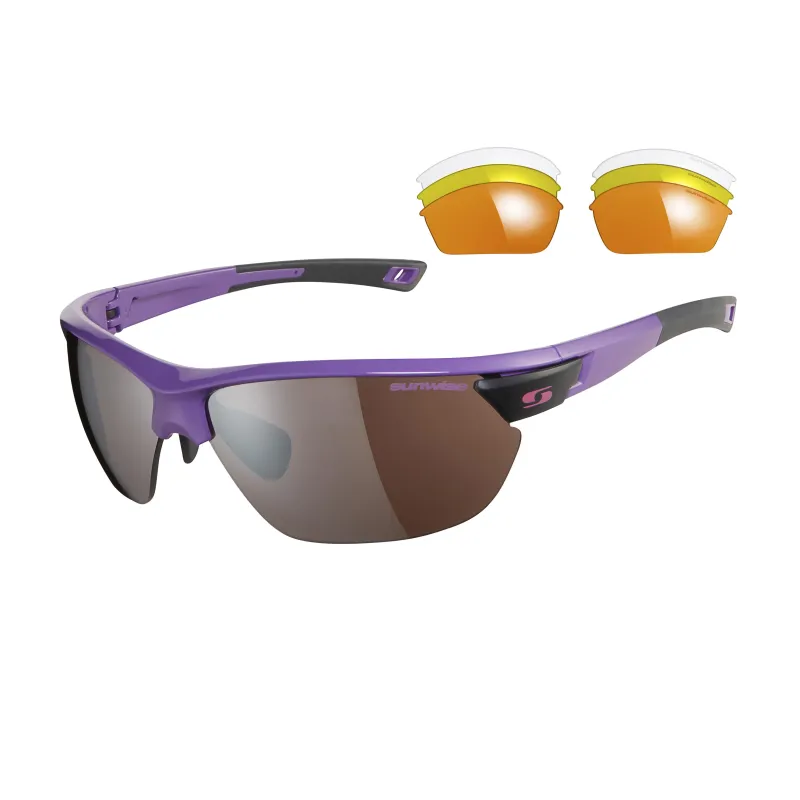 Sunwise Kennington Interchangable Sunglasses (Purple)