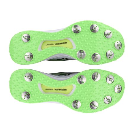 Kookaburra KC 2.0 Spike Cricket Shoes - Yellow/Green (2025)