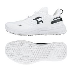 Kookaburra KC Players Rubber Cricket Shoes - White/Black (2025)