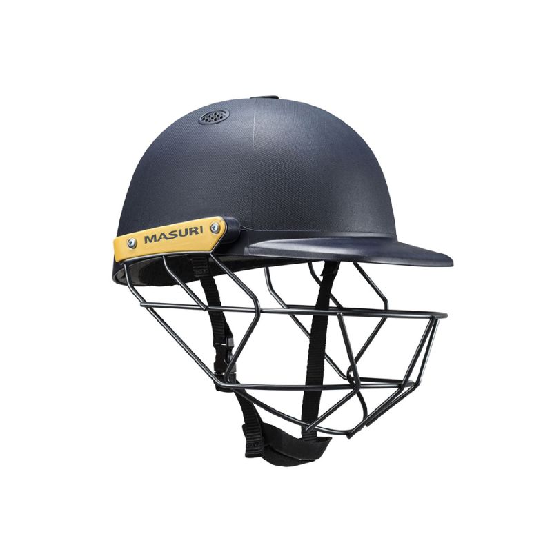Masuri C Line Steel Junior Cricket Helmet - Navy