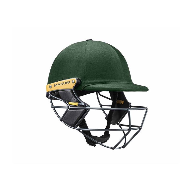 Masuri T Line Steel Cricket Helmet - Green