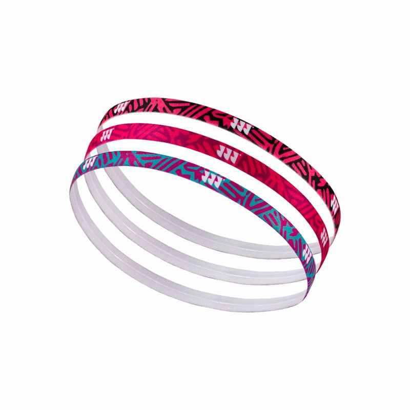 Balling Head Band With Gel Pack of 3 (2025/26) - Cyan/Pink/Black