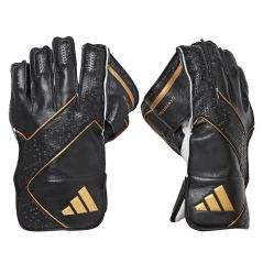 Adidas Incurza 1.0 Wicket Keeping Gloves - Black (2025)