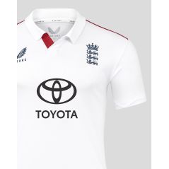 Castore England Cricket Test Replica Short Sleeve Shirt - Mens (2025/26)