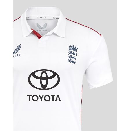 Maglia a maniche corte replica Castore England Cricket Ashes - Uomo (2025/26)
