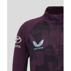 Camiseta de entrenamiento Castore England Cricket Pro con cremallera de 1/4 - Junior (2025/26)