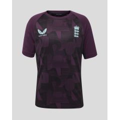Castore England Cricket Pro Training Kurzarm-T-Shirt – Junior (2025/26)