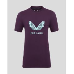 Castore England Cricket Lock Up Logo Tee - Junior (2025/26)