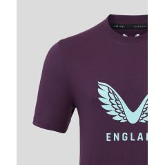 Castore England Cricket Lock Up Logo Tee - Junior (2025/26)