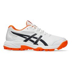 Asics Gel-Peake 3 GS Junior Hockey Shoes - White/Midnight (2025/26)